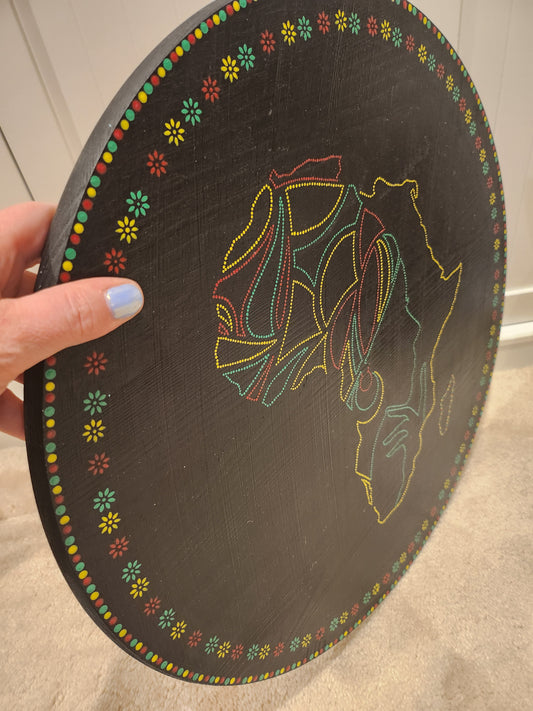 African Woman Wall Hanging