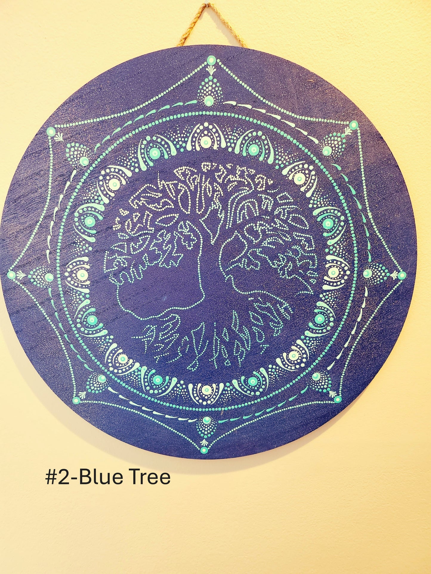Wall Decor: Blues-Tree of Life
