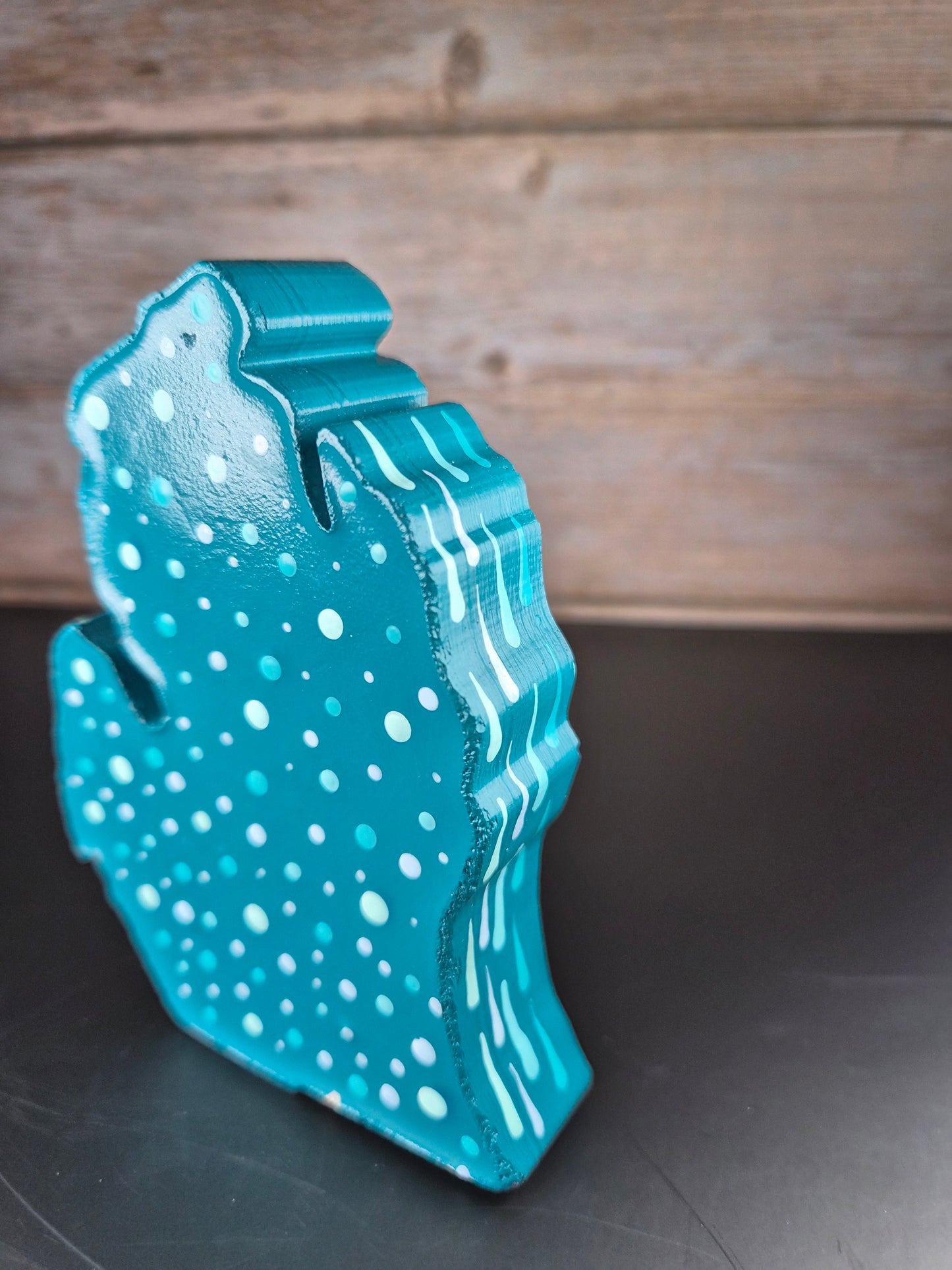 Teal & White Michigan Hand - Lake lovers unite!