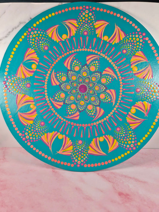 Wall Decor: Turquoise w/ Jewel Tones