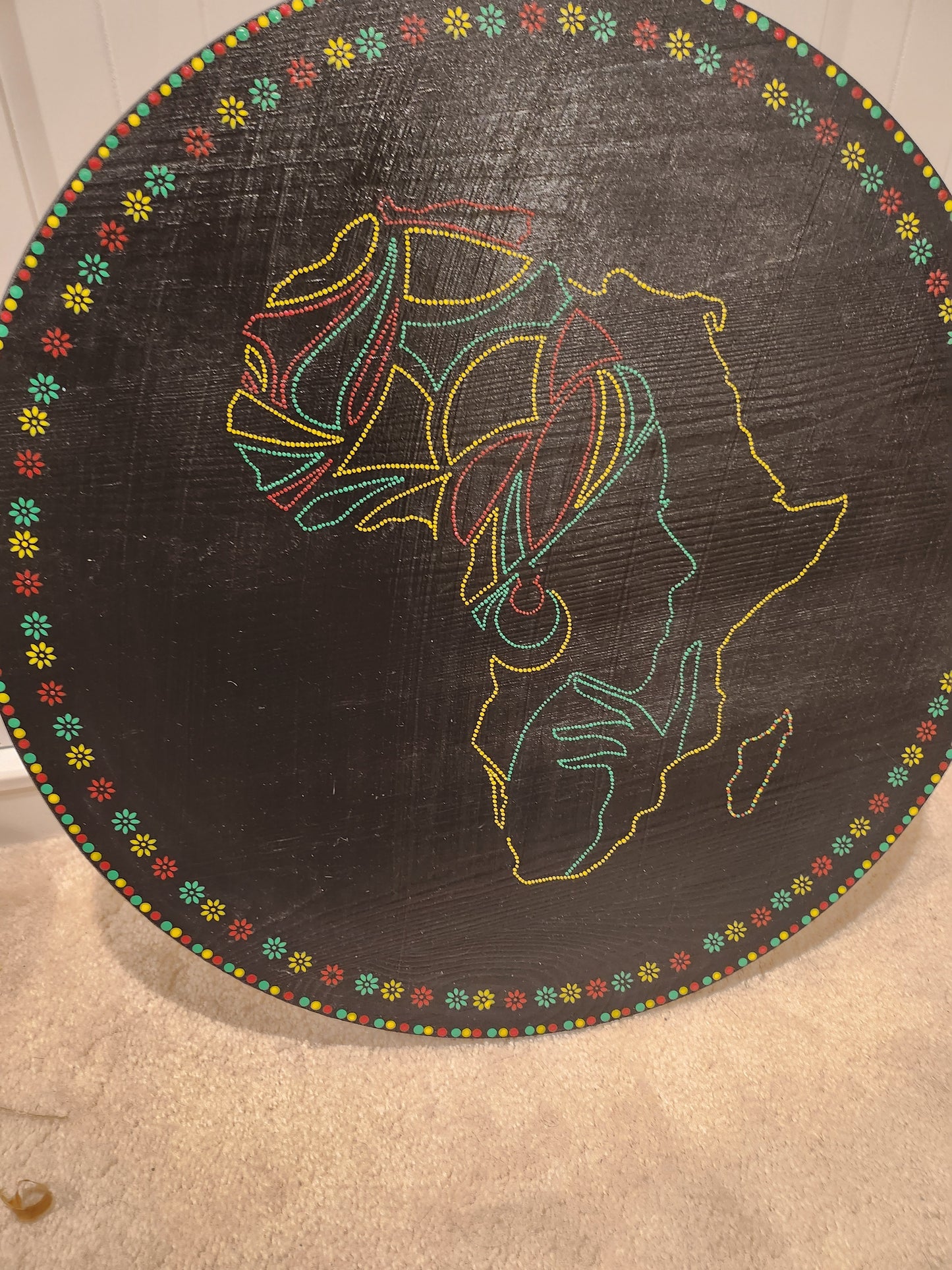 African Woman Wall Hanging