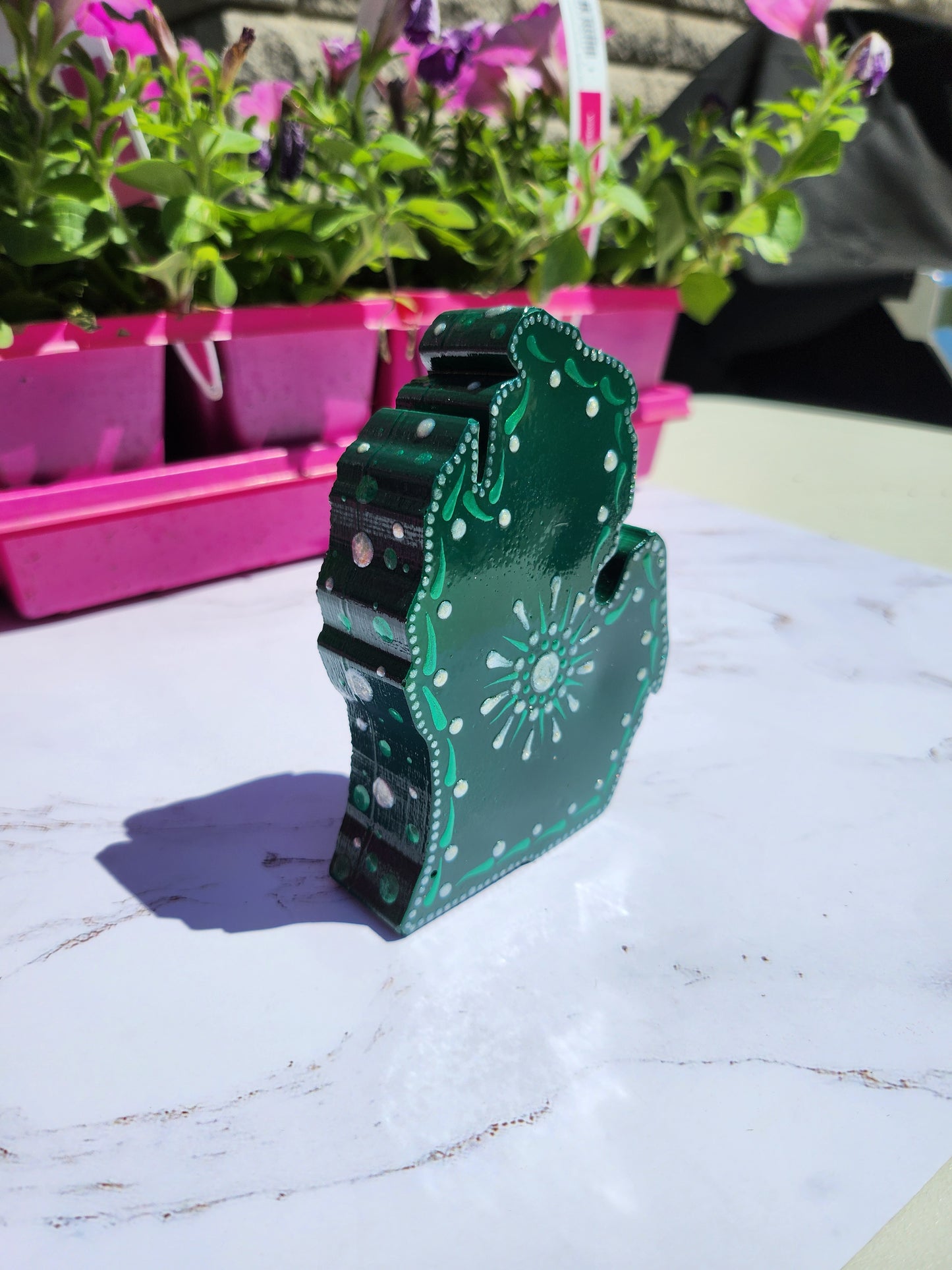 Michigan hand : MSU Green and White