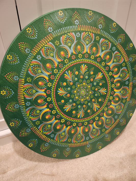 Metallic Green Wall Hanging