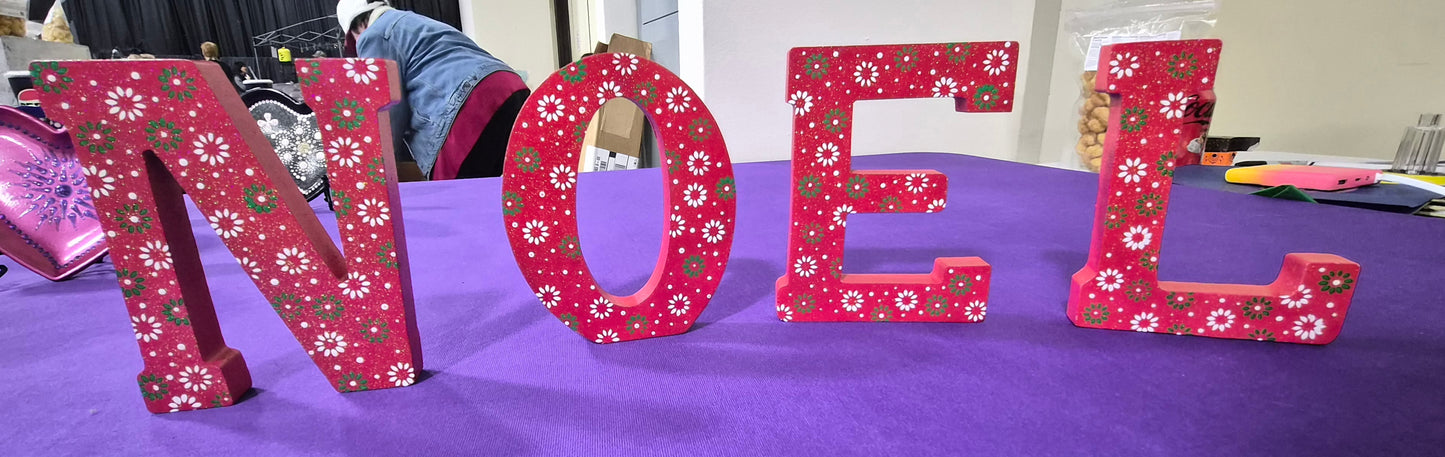 "NOEL" letters