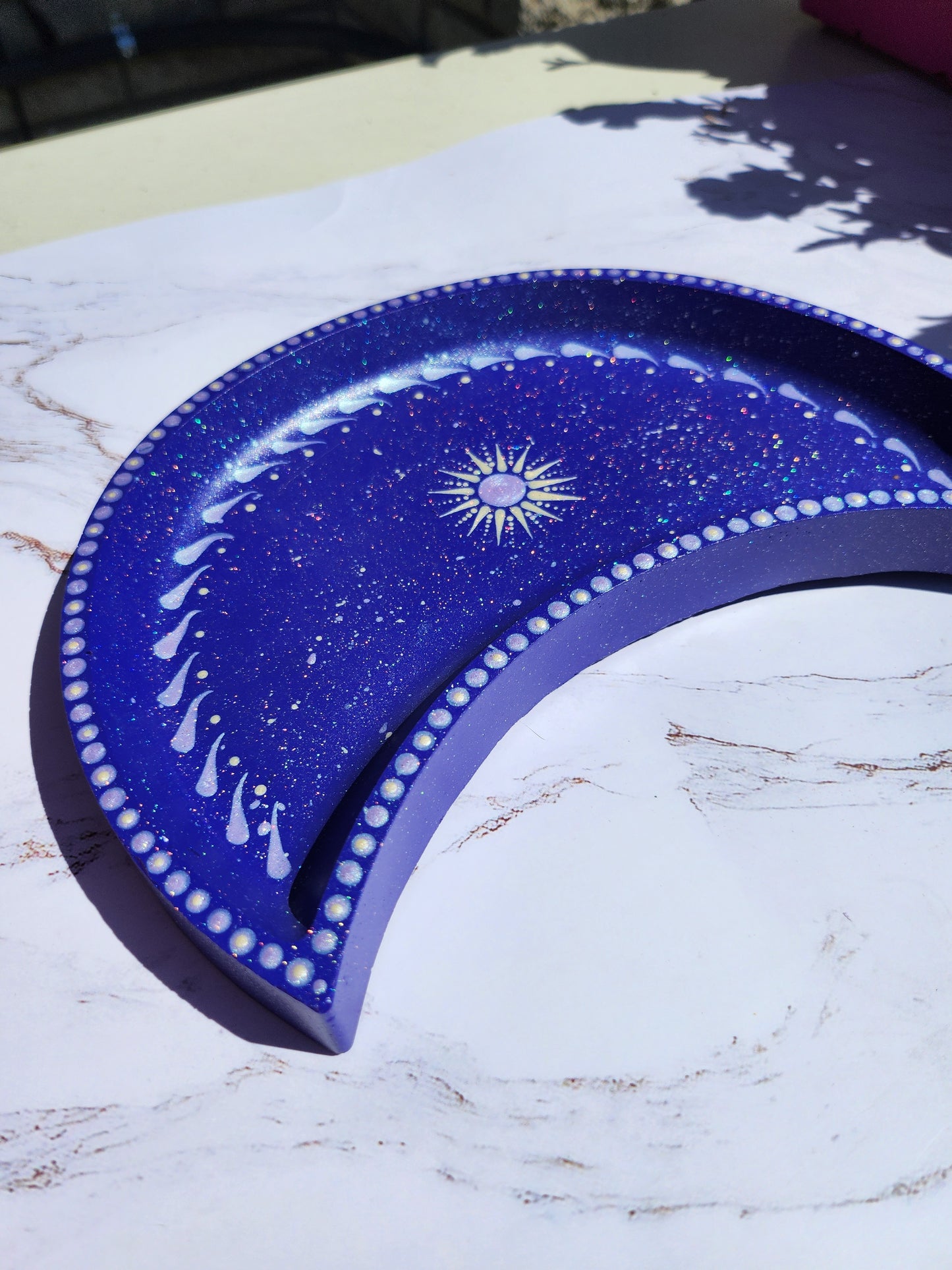 Large Moon Tray: purple