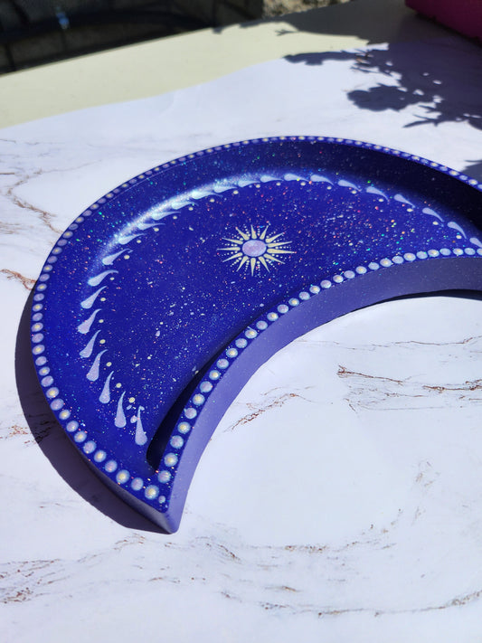 Large Moon Tray: purple